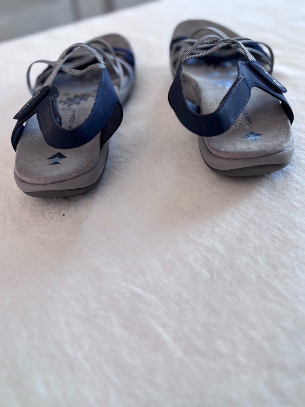Skechers Women's Navy and Gray Strappy Sandals - Picture 5 of 13